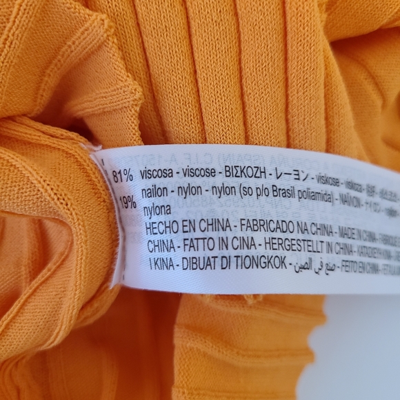ZARA Orange Top - Picture 5 of 6